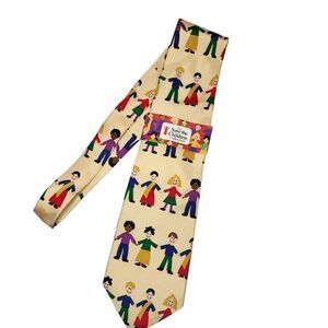 Save The Children Mens Accessories, Vintage Helping Children Worldwide Tie